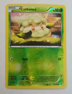 Pokemon COTTONEE 14/149 Reverse Holo Boundaries Crossed - Light Play ?? - Image 2