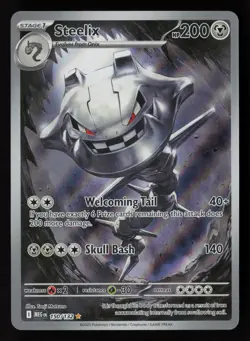 Steelix 150/132 ME01: Mega Evolution Pokemon TCG NM - Image 1