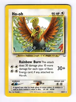 Ho-oh (18) Neo Revelation #18 (2001) Rare NM Pokemon - Image 1