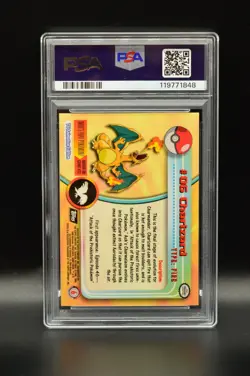 Charizard PSA 9 Topps 1999 Pokemon TV #6 MINT Animation Edition Newly Graded - Image 2