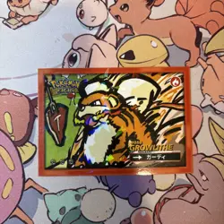 Growlithe #058 - Cracked Ice Holo Pokemon Safari 2025 Peru - US Seller - Image 1