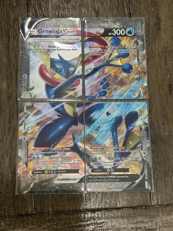 🔹 Pokemon Greninja V-UNION Full Art Promo Set SWSH155-SWSH158 Holo NM/Mint 🔹 - Image 1