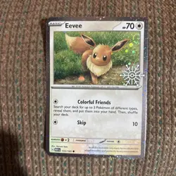 Eevee 133/165 (Holiday Calendar) Stamped Sealed | Pokemon Scarlet & Violet 151 - Image 1