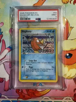 2005 Pokemon EX Magikarp-Rev.Foil Deoxys #64 PSA Mint 9 - Image 1