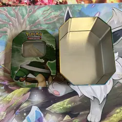 Pokemon TCG 2007 Holiday Diamond & Pearl Torterra Collector's Tin *EMPTY* - Image 4