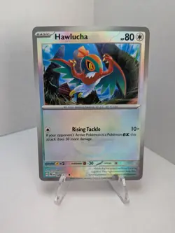 Hawlucha 089/131 Reverse Holo Master Ball Pokemon Prismatic Evolutions NM - Image 1