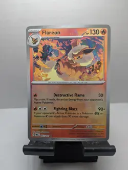 Pokemon TCG Flareon Poke Ball Pattern 013/131 Prismatic Evolutions NM - Image 1