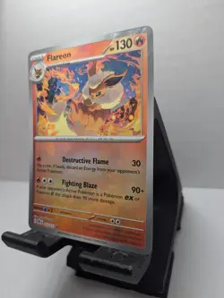 Pokemon TCG Flareon Poke Ball Pattern 013/131 Prismatic Evolutions NM - Image 3