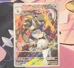 Pokemon TCG: Destined Rivals Team Rocket's Houndoom 191/182 Holofoil - Near Mint - Image 1