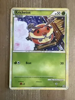 Pokemon TCG Kricketot HS-Triumphant 65/102 Regular Common DMG - Image 1