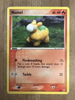 Numel - 5/10 - Common DMG, English Pokemon EX Trainer Kit 1 Red - Image 1