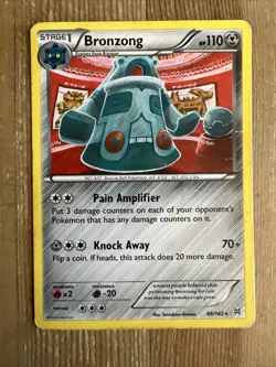 Pokemon TCG Bronzong BREAKthrough 96/162 Regular Rare DMG - Image 1