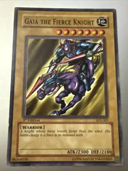 Gaia The Fierce Knight SYE-007 Starter Deck: Yugi Evolution 1st Edition - Image 1