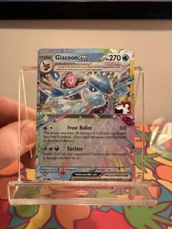 Pokemon Prize Pack Series 7 Prismatic Evolutions Card 026/131 Glaceon EX & bulk - Image 1