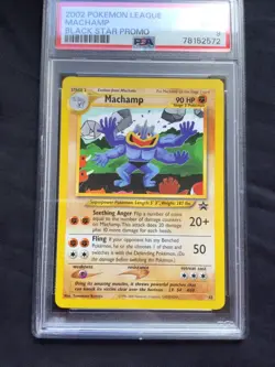 Pokemon Cards: Wizards Black Star Promo: Machamp 43 PSA 9 - Image 2