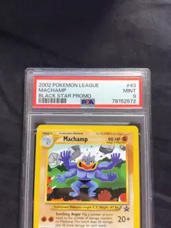 Pokemon Cards: Wizards Black Star Promo: Machamp 43 PSA 9 - Image 3
