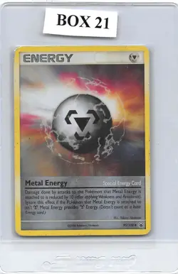 Metal Energy 95/100 - Uncommon Reverse Holo - MAJESTIC DAWN - POKEMON CARD - HP - Image 1
