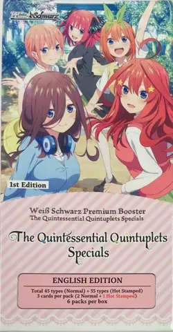 Weiss Schwarz Quintessential Quintuplets Premium Booster 45 Card Normal Set EN - Image 2