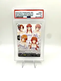 Card Fight Vanguard - Quintessential Quintuplets - Box Topper - 291 - PSA 10 - Image 1