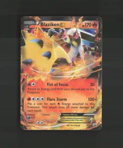 Blaziken EX XY54 XY Black Star Promo Holo Pokemon Card MP - Image 1