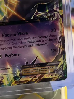 Mewtwo EX XY183 Black Star Promo Holo Pokemon Card MP/LP - Image 4