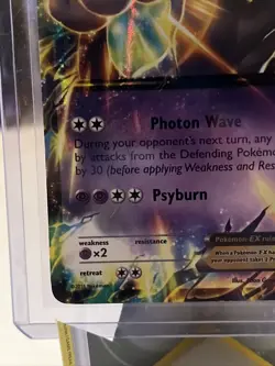 Mewtwo EX XY183 Black Star Promo Holo Pokemon Card MP/LP - Image 5