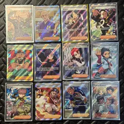 Full Art Trainer Lot - 12 Ultra Rare Card Lot pokemon trainer supporter full art - Image 1