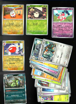 Journey Together Pokemon cards bulk - 50 pcs + 10pcs reverse holo NM - Image 1