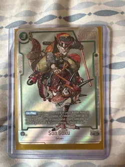 dragon ball super card game fusion world manga booster card son goku alt art - Image 1