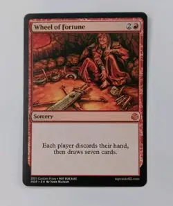 Custom Game Card-Wheel of Fortune-LP Condition - Image 1