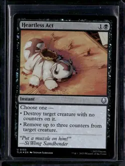 Heartless Act - 103 - Foil - TLA - NM - MTG Magic the Gathering - Image 1
