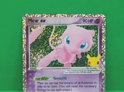 Pokemon TCG Mew EX 88/92 Celebrations Classic Collection 25TH Near Mint - Image 4