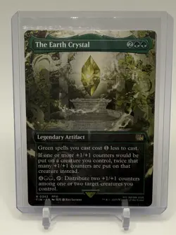 The Earth Crystal #342 Borderless Regular MTG Magic Final Fantasy FIN - NM - Image 1