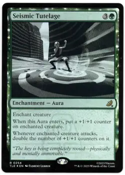 Magic the Gathering - Seismic Tutelage FOIL - 254 - RARE - Avatar TLE - NM/M - Image 1