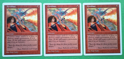 Magic the Gathering MTG 5th (FIFTH) Edition PYROBLAST X 3 NM 1997 U NICE! - Image 1