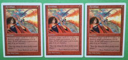 Magic the Gathering MTG 5th (FIFTH) Edition PYROBLAST X 3 NM 1997 U NICE! - Image 2