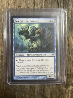 *SEA GATE LOREMASTER* - Zendikar : MTG Magic The Gathering - Single Card : NM - Image 1