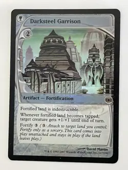 MTG - DARKSTEEL GARRISON - FOIL - LP/MP - FUTURE SIGHT - Magic The Gathering - Image 1