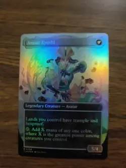 The Legend of Kyoshi Borderless Foil MTG Avatar Mythic 358 NM X1 - Image 2