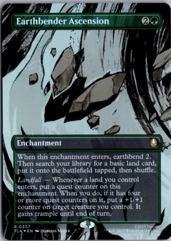Earthbender Ascension (Borderless) R Avatar: The Last Airbender 307 NM Foil Magi - Image 1
