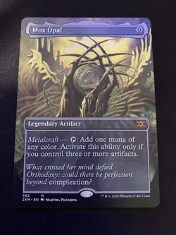 Mox Opal (Borderless) Double Masters (Non-foil, NM/M) - Image 1