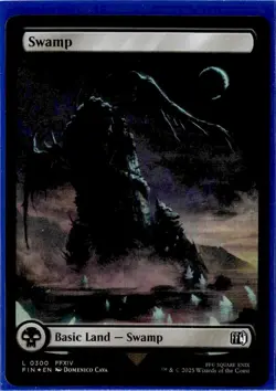 Swamp (300) - Full Art FOIL - MtG Final Fantasy - NM - Image 1