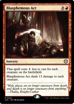 NM - Blasphemous Act R Commander: The Lost Caverns of Ixalan 216 - Image 1