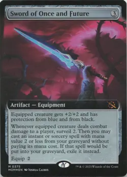 Sword of Once and Future (Extended Art) - FOIL - M March of the Machine 375 - MT - Image 1
