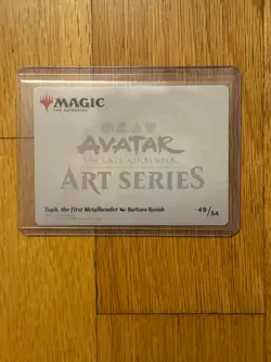MTG Toph, The First Metalbender (Gold Stamped Art Series) #49 Avatar - Image 2