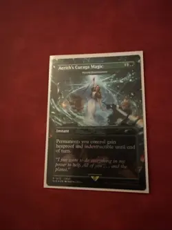 Aerith's Curaga Magic - Heroic Intervention (1872) Rainbow Foil Secret Lair Drop - Image 1