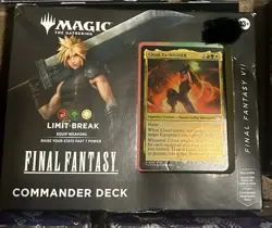 Magic The Gathering Final Fantasy VII Commander Deck - Limit Break MTG - Sealed - Image 1