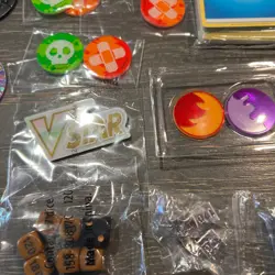 Pokemon VSTAR Acrylic Token Marker Damage Counters dice Lg Token Tin Energy Card - Image 5