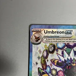 Pokemon Prismatic Evolutions Figure Collection Black Star Promo UMBREON EX 176 - Image 2