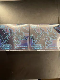 Pokemon Center ETB Mega Evolution Phantasmal Flames Elite Trainer Box x2 - Image 1